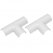 Тройник соединительный для трубы ø20мм, серый IP40 (50 шт/уп) REXANT