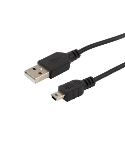 Кабель USB-A – mini USB, 1А, 1м, ПВХ, черный REXANT