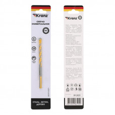 Сверло универсальное твердосплавное, 6мм KRANZ