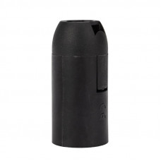 Патрон пластиковый термостойкий подвесной Е14 черный REXANT