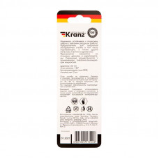 Сверло по металлу 3,5х70х39мм «Кобальт» (сталь HSS-Co 5% M35 P6M5K5) DIN 338, 2 шт. в блистере KRANZ