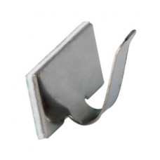 Площадка самоклеящаяся металлическая с клипсой под шлейф 20x10 мм (100 шт/уп) REXANT