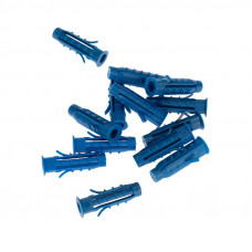 Дюбель распорный 6х25мм, синий, полипропилен, пакет (50 шт/уп) KRANZ