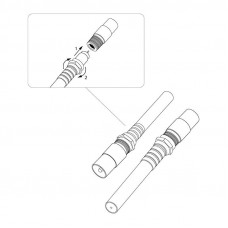 Переходник гнездо F – штекер TV ZnNi PROconnect