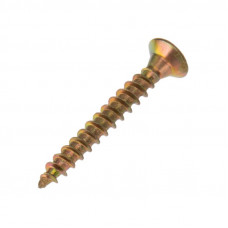 Саморез универсальный 3х25 мм, желтый цинк, упаковка поставщика (24000 шт/уп) KRANZ