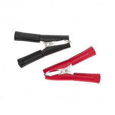 Зажим крокодил в изоляторе, длина 75мм, ток 30A, 2 шт., пакет БОПП REXANT