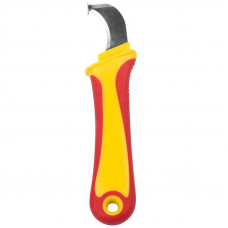 Нож монтажника, нержавеющая сталь, с пяткой REXANT