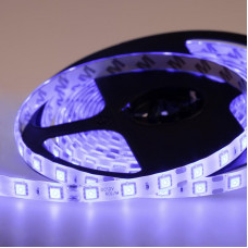 Лента светодиодная 12В, SMD5050, 14,4Вт/м, 60 LED/м, синий, 10мм, 5м, IP65 LAMPER