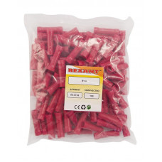 Соединительная гильза изолированная L-32 мм 6-10 мм² (ГСИ 10/ГСИ 6,0-10,0) красная REXANT