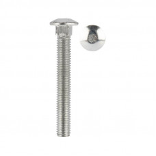 Болт мебельный DIN 603, 8,0х60мм, пакет (4 шт/уп) KRANZ