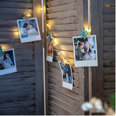 Деревянные прищепки Звездочки 16x4,5x1,3 cм, бирюзовые 6 шт, NEON-NIGHT