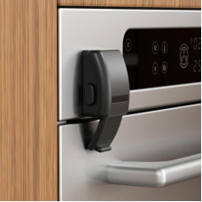 Замок-блокиратор для духового шкафа Premium, черный HALSA