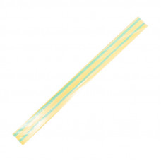 Трубка термоусаживаемая ТУТ нг 50,0/25,0мм, желто-зеленая, упаковка 10 шт. по 1м REXANT