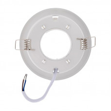 Светильник GX53 белый, термостойкое пластиковое кольцо в комплекте REXANT