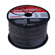 Провод ПГВА 1х0,75мм², черный, бухта 100м REXANT