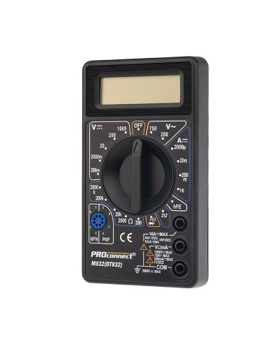 Портативный мультиметр M832 (DT832) PROconnect