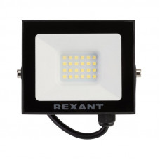 Прожектор светодиодный СДО 30Вт 2400Лм 6500К холодный свет, черный корпус REXANT