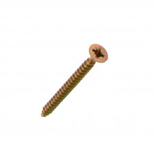 Саморез универсальный 4,0х50 мм, желтый цинк, короб (200 шт/уп) KRANZ