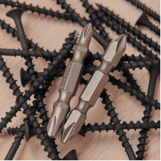 Мини-набор бит двусторонних PH2xPH2, PH1xPH3-50 мм (2 биты на блистере) Kranz