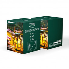 Светильник садовый Бамбук, 18см, 3000К, встроенный аккумулятор, солнечная панель, коллекция Бали REXANT