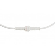 Соединительный кабель (2pin) герметичный (IP67) 2х0.35 мм² белый REXANT
