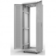 Шкаф напольный 19' серии Standart 42U 600х600мм, передняя и задняя распашные перфорированные двери, RAL7035 REXANT