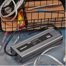 Источник питания 24В, 200Вт с проводами, влагозащищенный IP67