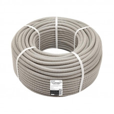 Труба гофрированная из ПВХ, с зондом, Ø20мм (бухта 100 м/уп) REXANT