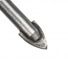 Сверло по стеклу и керамике 10 мм, 2 грани, цилиндр. хвостовик Kranz