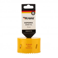 Коронка Bimetal 76мм KRANZ