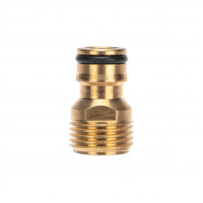 Адаптер латунный, 1/2', внешняя резьба ЧЕТЫРЕ СЕЗОНА