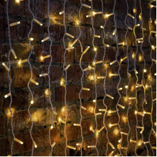 Гирлянда светодиодная Занавес 2х1,5м 300 LED ТЕПЛЫЙ БЕЛЫЙ белый ПВХ IP65 постоянное свечение 230В нужен блок 303-500-1 NEON-NIGHT