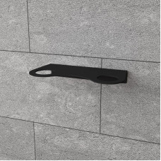 Держатель дозатора для жидкого мыла и шампуней на 2 флакона настенный, черный REXANT