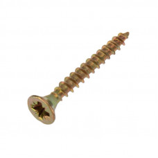 Саморез универсальный 3,0х25 мм, желтый цинк, пакет (1000 шт/уп) KRANZ