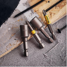 Набор насадок на шуруповерт PH2, PZ2 с магнитным держателем 50 мм, головка 8 мм, 10 мм Kranz