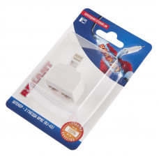 Переходник сетевой LAN, штекер 8Р8С (RJ-45) -2 гнезда 8Р8С (RJ-45) REXANT