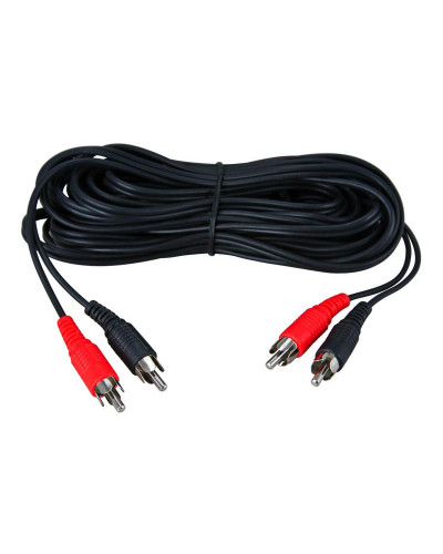 Шнур 2 RCA - 2 RCA, 1,5м, черный REXANT