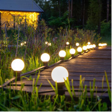 Набор ЕВРО Belt-Light 2 жилы, 100м, шаг 40см, 225 LED ламп, цвет свечения теплый белый, 45мм (6 LED) NEON-NIGHT