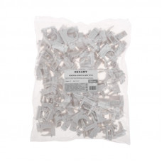 Крепеж-клипса для труб ø20мм, белая (100 шт/уп) REXANT