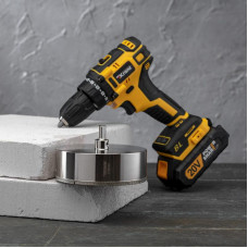 Коронка алмазная 120мм по керамограниту с центровочным сверлом KRANZ