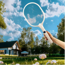 Мухобойка электрическая со счетчиком уничтоженных насекомых REXANT