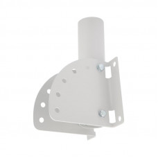 Кронштейн накладной / под бандажную ленту с переменным углом белый (230х150х150, Ø 51) REXANT  арт.607-300; 607-301;607-303