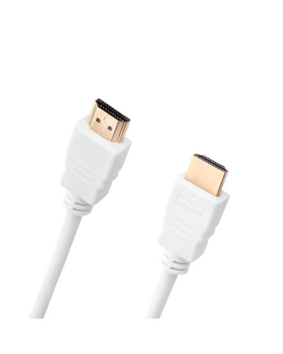 Кабель HDMI - HDMI 1.4, 2м, Gold, белый REXANT