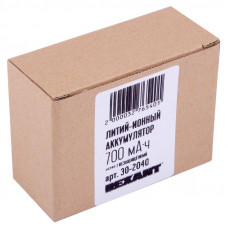 Аккумулятор Li-ion 16340, 3,7В, 700мАч, без платы защиты, плоский контакт, 10 шт, коробка REXANT