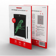 Электронный планшет для рисования 8,5 дюймов, черный REXANT