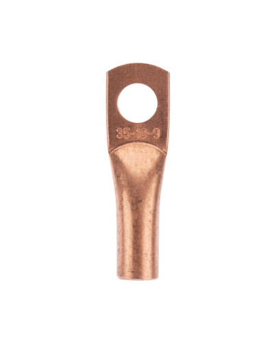 Наконечник медный ТМ 35-10-9 (35мм² - Ø10мм) (в упак. 50 шт.) REXANT