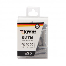 Бита PH2х25 мм для шуруповерта (упак. 25 шт.) Kranz