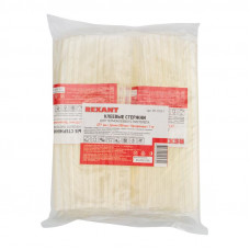 Стержни клеевые Ø7мм, 200мм, прозрачные, 1кг (0,5кг + 0,5кг), пакет REXANT