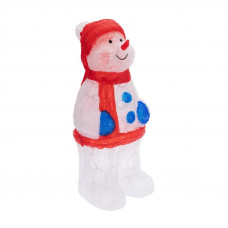 Акриловая светодиодная фигура Снеговик в синих варежках 31х25х59 см, IP65, понижающий трансформатор в комплекте NEON-NIGHT