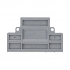 Клемма СМК 3х4 проходная разветвительная 3 полюса, с монтажной площадкой (1 ввод, 4 вывода на полюс) (10 шт/уп) REXANT